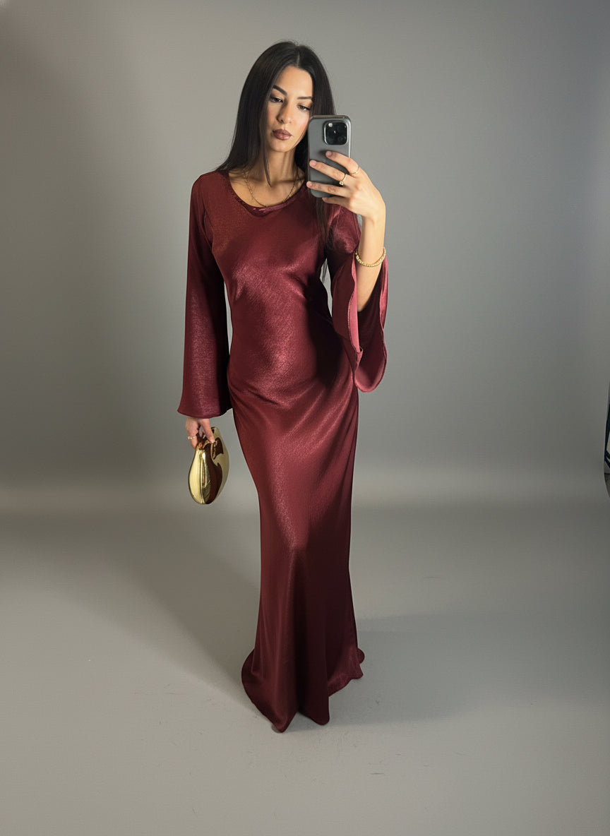 Crushed Satin dress