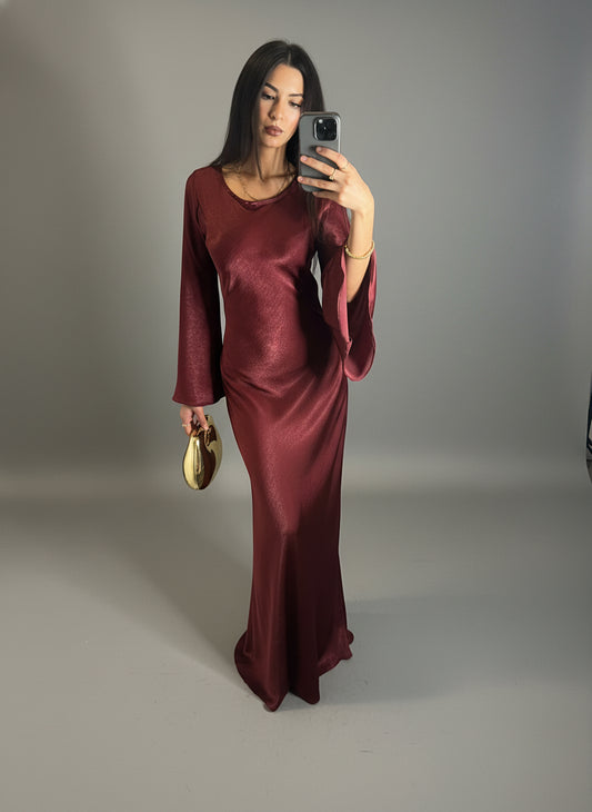Crushed Satin dress